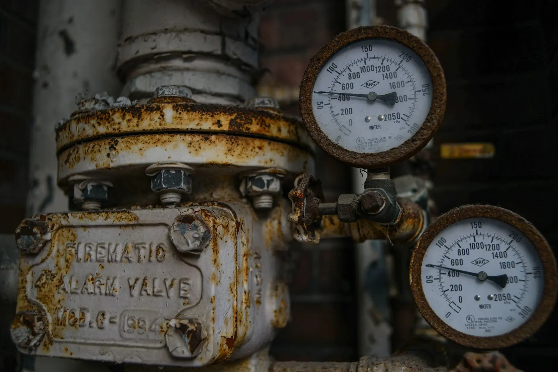 Close-up reference image of deteriorated plumbing pipe